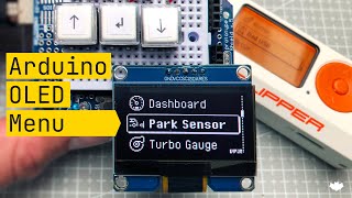 Arduino OLED Menu Tutorial for beginners  Arduino UNO 128x64px SSD1306 OLED screen u8g [upl. by Bush]