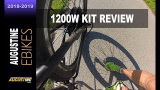 eBike Review 1200w Electric Bike conversion kit 2016 Giant Talon Hardtail 29er 48V 175AH [upl. by Elmira]