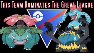 This Team Dominates The Great League Guzzlord Is A Monster Really Good Safe Switch Pokemon [upl. by Cristin]