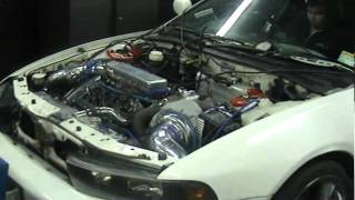 Single Turbo Galant VR4 6a13 Dyno 292kw 400hp ATW [upl. by Ching745]