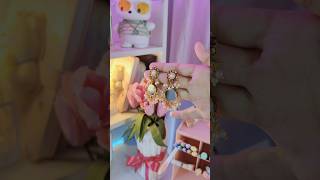 DIY Earrings🪞👑🤎✨  Diy jewellery making shorts diy viral handmade trending jewellery [upl. by Silirama]