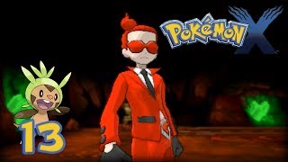 Pokémon X  Cap13 ¡La Cueva Brillante y el Team Flare [upl. by Rostand]