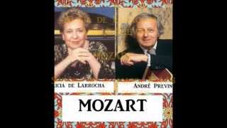 Alicia de Larrocha  André Previn  Mozart Sonata for two pianos K448 [upl. by Herzel]