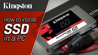 How to Install SSD in PC  Kingston Technology [upl. by Maddi264]