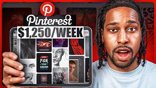 Earn 1250 Per WEEK With Pinterest Affiliate Marketing FULL TUTORIAL [upl. by Elleinnod]