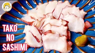 Tako no Sashimi Sashimi di polpo lessato [upl. by Vieva693]