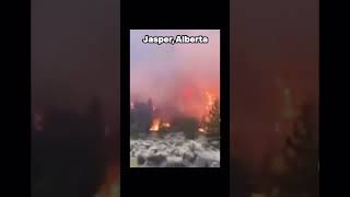 JASPER Alberta  WILDFIRE 2024 canada [upl. by Anemix450]