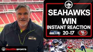 INSTANT REACTION Seahawks WIN 2017 vs 49ers [upl. by Idur817]