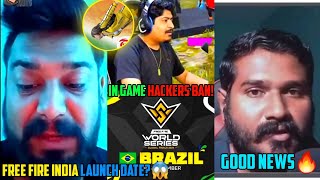 Free Fire India Big Hint By Mistake 🔥 Indian Team in FFWS 🤯Gyan Gaming Live Hackers Ban [upl. by Ydassac]