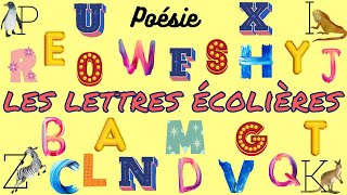 Poésie🆎Les lettres écolières de Christine Fayolle🆎 [upl. by Haroppiz312]