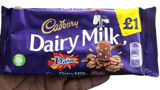 Unboxing Daim Cadbury Chocolate and taste Review Ibibna [upl. by Oemac783]