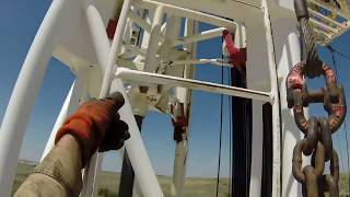 Workover Rig  GoPro Footage [upl. by Merrie]