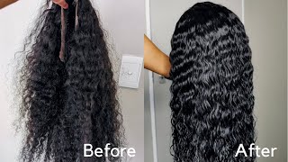 HOW TO Revive restore curly hair  No boiling method [upl. by Waligore136]