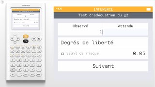 Faire un test dadéquation du khi deux [upl. by Jarnagin502]