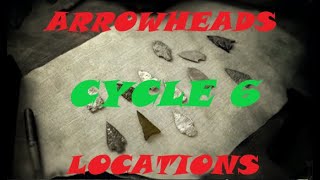 RDR2 All Arrowheads Locations Madam Nazar Collection Cycle 6 [upl. by Zebulon547]