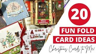 20 Handmade Card Ideas  Christmas Cards to Me [upl. by Latt]