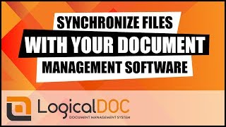 Synchronize files with your document management software [upl. by Odilia]