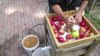 Whizbang Cider Part 1—Grinding Apples To Mash [upl. by Yseulta567]