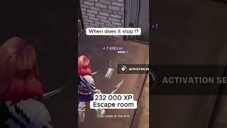 XP in my ESCAPE ROOM PRISON is AMAZING🔥fortnite fortnitecreative escape fortnitemaps gaming [upl. by Halilak462]