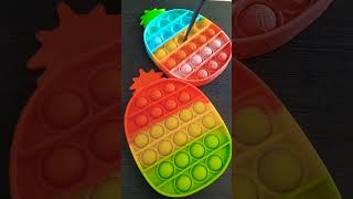 Pop it fitged rainbow cute satisfyingvideo asmr popits [upl. by Rusell770]