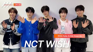 AAA 2024 LINEUP NCT WISH 엔시티 위시  Asia Artist Awards IN BANGKOK AAA AAA2024 [upl. by Normac]