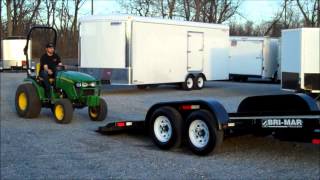 BriMar T1610 16 Long 10K GVWR Gravity Tilt Trailer  TrailerEnterprisescom [upl. by Edyaw]