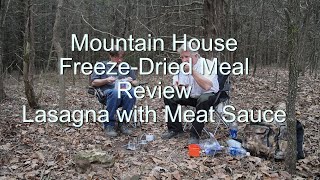 Mountain House Freeze Dried Meal Review [upl. by Enilrae]