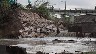 Alluvione in EmiliaRomagna il Lamone rompe ancora largine [upl. by Ivonne]