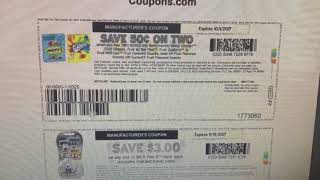 COUPONSCOM amp PRINTING DUPLICATE COUPONS 9217 [upl. by Kushner]