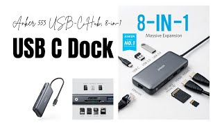 Anker 553 USBC Hub Review  The Ultimate 8in1 USBC Dock for MacBook Pro and More [upl. by Oirazan]