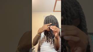 Taking Out Two Strand Twist After 1 Month Dreadlocks shorts [upl. by Oirazan]