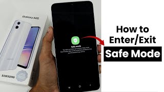 How to EnterExit Safe Mode In Samsung Galaxy A05 [upl. by Ibbison]