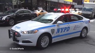 Police Cars Responding LAPD  NYPD  Boston Police  London  Paris  Spain [upl. by Bathsheb]