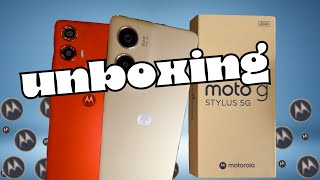 Moto G stylus 5G 2024 unboxing [upl. by Anaib108]