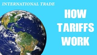 How Tariffs Work  International Economics [upl. by Harmonie]