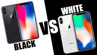 iPhone X  SPACE GREY vs SILVER [upl. by Odradlig]