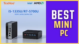 TexHoo Mini PC Computer Gaming AMD Ryzen7 5700U R5 4500U Mini PC Review in 2025 [upl. by Bernadene]