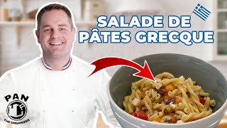 INCROYABLE salade de pâtes grecque santé en moins de 10 min [upl. by Ain323]