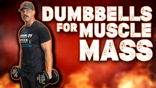 The ONLY 5 Dumbbell Exercises You Need for Muscle Mass 👌 [upl. by Higgs816]