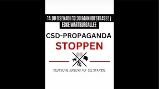 CSD Propaganda stoppen am 140924 in Eisenach [upl. by Mani]