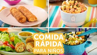 Ideas de comidas rápidas para niños  Kiwilimón [upl. by Lerak69]