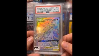 Full Art Espeon amp Deoxys GX 212 JPN Hyper Rare PSA GEM MT 10 from 20 quotSNIPEquot Pull  Live Customs [upl. by Ardiek]