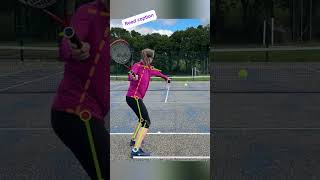 tennis Correct spacing to your forehand [upl. by Macdonell]