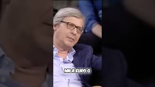 SGARBI “DOV’È IL RISPETTO PER I POVERI” 🔥😱 sgarbi politica meloni salvini business ita [upl. by Raffaj]