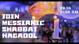 🔥Messianic Shabbat HaGadol 042024  rabbi Boris Grisenkos sermon  Jewish worship  Testimonies [upl. by Miharbi767]