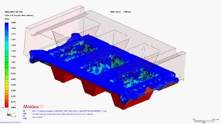 Moldex3D Simulation of Compression Molding Process for SMC [upl. by Mufi228]