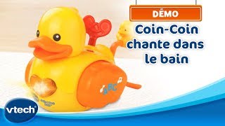 CoinCoin chante dans le bain  Un canard parlant et musical pour le bain  VTech [upl. by Yllas]