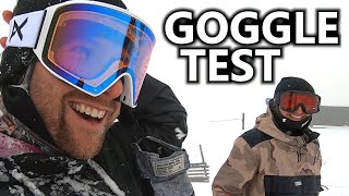 Oakley VS Anon Goggle Test in Low Light [upl. by Lewanna]