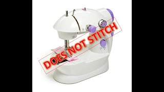 Mini Sewing machine problems Missing stitches bobbin jumping etc [upl. by Wei]