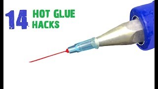 14 Awesome Hot Glue Gun Life Hacks [upl. by Egnalos]